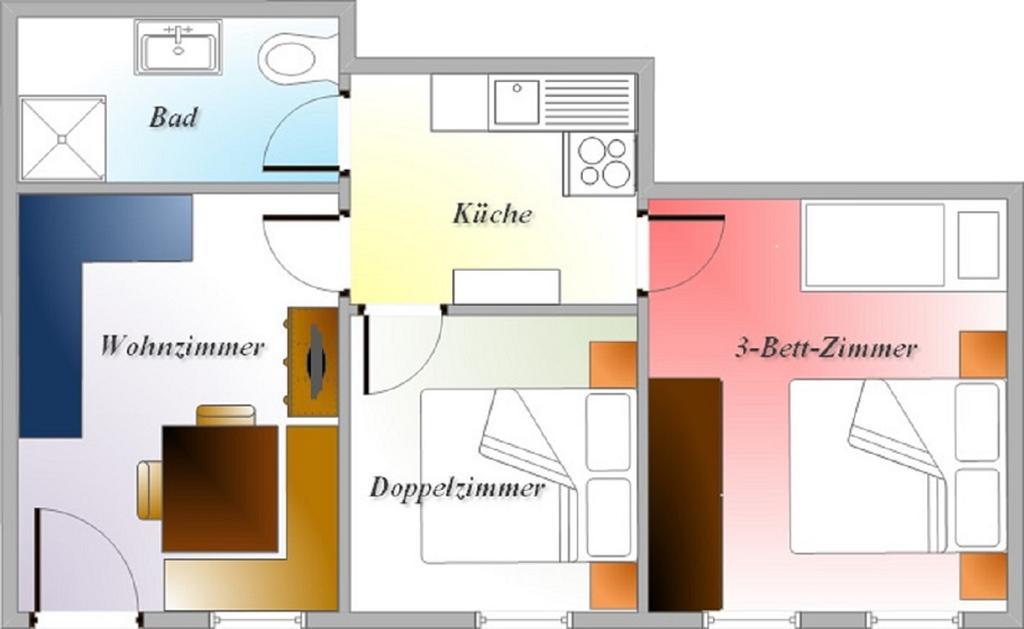 Apartment Christian Mayrhofen Pokoj fotografie